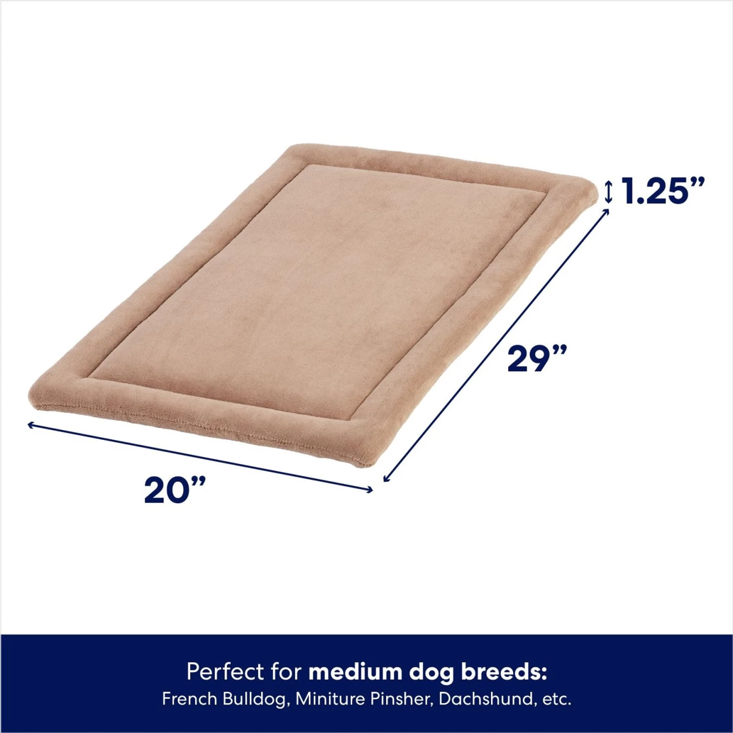 Frisco Micro Terry Dog Crate Mat 2 Frisco Micro Terry Dog Crate Mat - Image 2