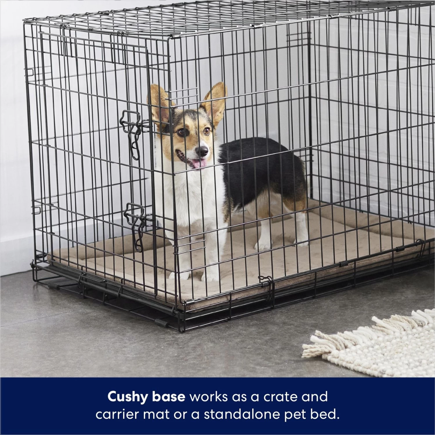 Frisco Micro Terry Dog Crate Mat 4 Frisco Micro Terry Dog Crate Mat - Image 4