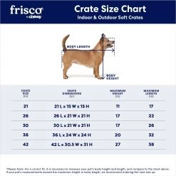 Frisco Indoor & Outdoor 3-Door Collapsible Soft-Sided Dog & Small Pet Crate -Frisco 105036 PT2. AC SS1800 V1667227179