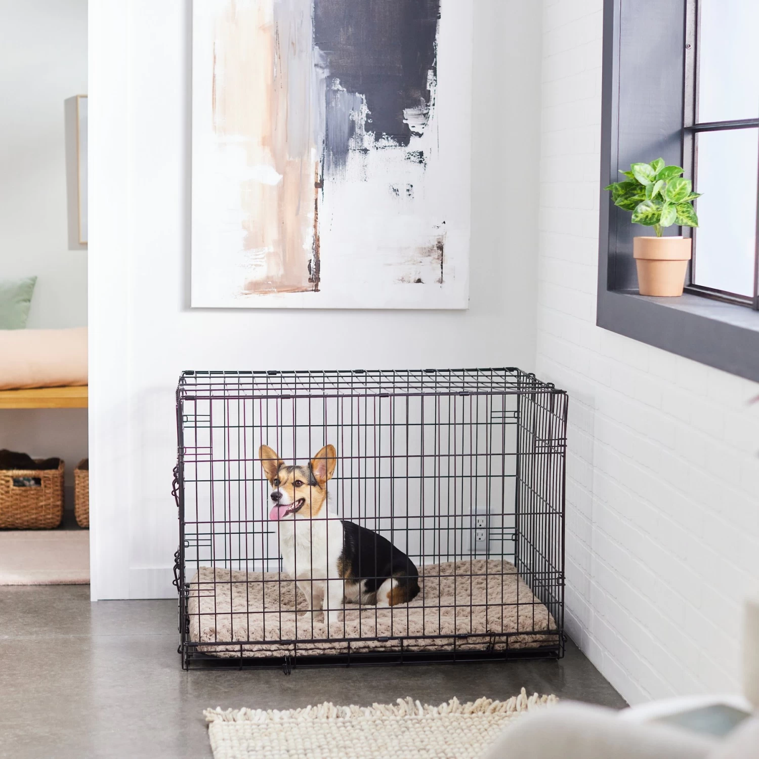 Frisco Swirl Dog Crate Mat 5 Frisco Swirl Dog Crate Mat - Image 5