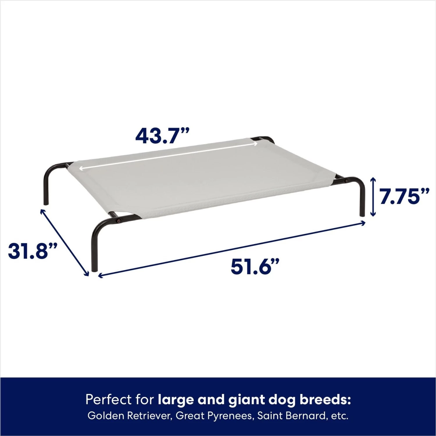 Frisco Steel-Framed Elevated Dog Bed 2 Frisco Steel-Framed Elevated Dog Bed - Image 2