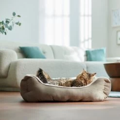 Frisco Rectangular Bolster Cat & Dog Bed -Frisco 113275 PT2. AC SS1800 V1657655271