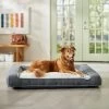 Frisco Plush Orthopedic Bolster Dog Bed W/Removable Cover