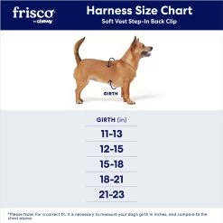 Frisco Small Breed Soft Vest Step In Back Clip Dog Harness -Frisco 139821 PT2. AC SS1800 V1673964206