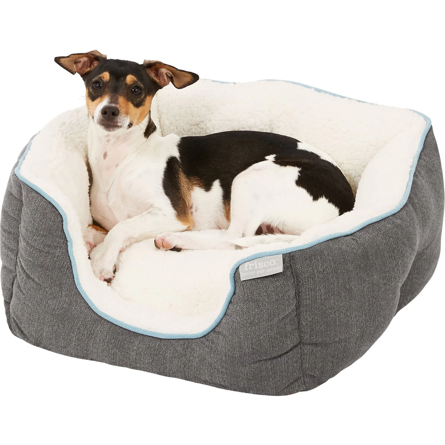 Frisco Square Deep Bolster Dog Bed 4 Frisco Square Deep Bolster Dog Bed - Image 4