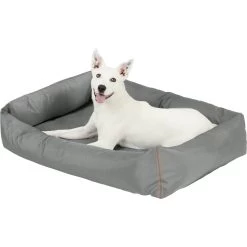 Frisco Rectangular Bolster Dog Bed W/Removable Cover, Dark Gray 8 Frisco Rectangular Bolster Dog Bed W/Removable Cover, Dark Gray -Frisco 144865 PT4. AC SS1800 V1578443251