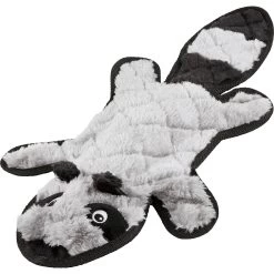 Frisco Raccoon Stuffing-Free Flat Plush Squeaky Dog Toy