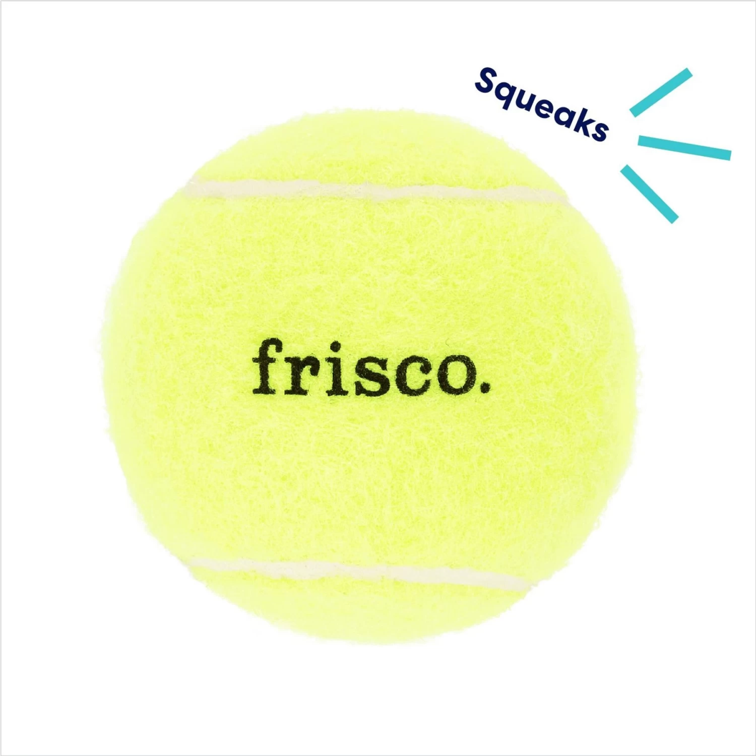 Frisco Fetch Squeaky Tennis Ball Dog Toy 3 Frisco Fetch Squeaky Tennis Ball Dog Toy - Image 3