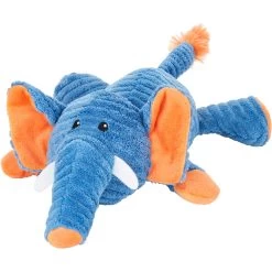 Frisco 32 Frisco Corduroy Plush Squeaking Elephant Dog Toy