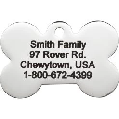 Frisco Personalized Dog ID Tag, Bone -Frisco 152994 PT3. AC SS1800 V1559856736