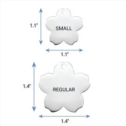 Frisco Stainless Steel Personalized Dog & Cat ID Tag, Flower 13 Frisco Stainless Steel Personalized Dog & Cat ID Tag, Flower -Frisco 153002 PT6. AC SS1800 V1540562264