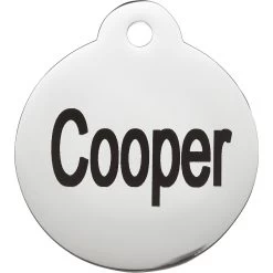 Frisco Personalized Dog & Cat Tag, Round -Frisco 153015 PT2. AC SS1800 V1548964840