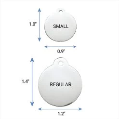 Frisco Stainless Steel Personalized Dog & Cat ID Tag, Paw Print 11 Frisco Stainless Steel Personalized Dog & Cat ID Tag, Paw Print -Frisco 153057 PT6. AC SS1800 V1541090224