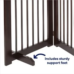 Frisco Deluxe Configurable 4-Panel Wood Dog Gate -Frisco 156793 PT6. AC SS1800 V1666119641