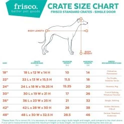 Frisco Fold & Carry Single Door Collapsible Wire Dog Crate 9 Frisco Fold & Carry Single Door Collapsible Wire Dog Crate -Frisco 160808 PT2. AC SS1800 V1568641021