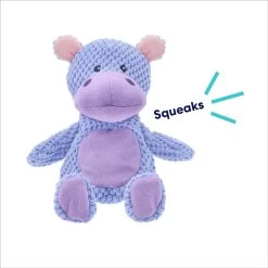 Frisco Hippo Textured Plush Squeaky Dog Toy -Frisco 174697 PT2. AC SS1800 V1695659158