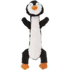 Frisco Penguin Skinny Plush Squeaky Dog Toy