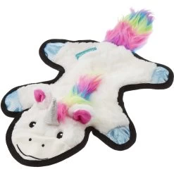 Frisco Unicorn Stuffing-Free Flat Plush Squeaky Dog Toy