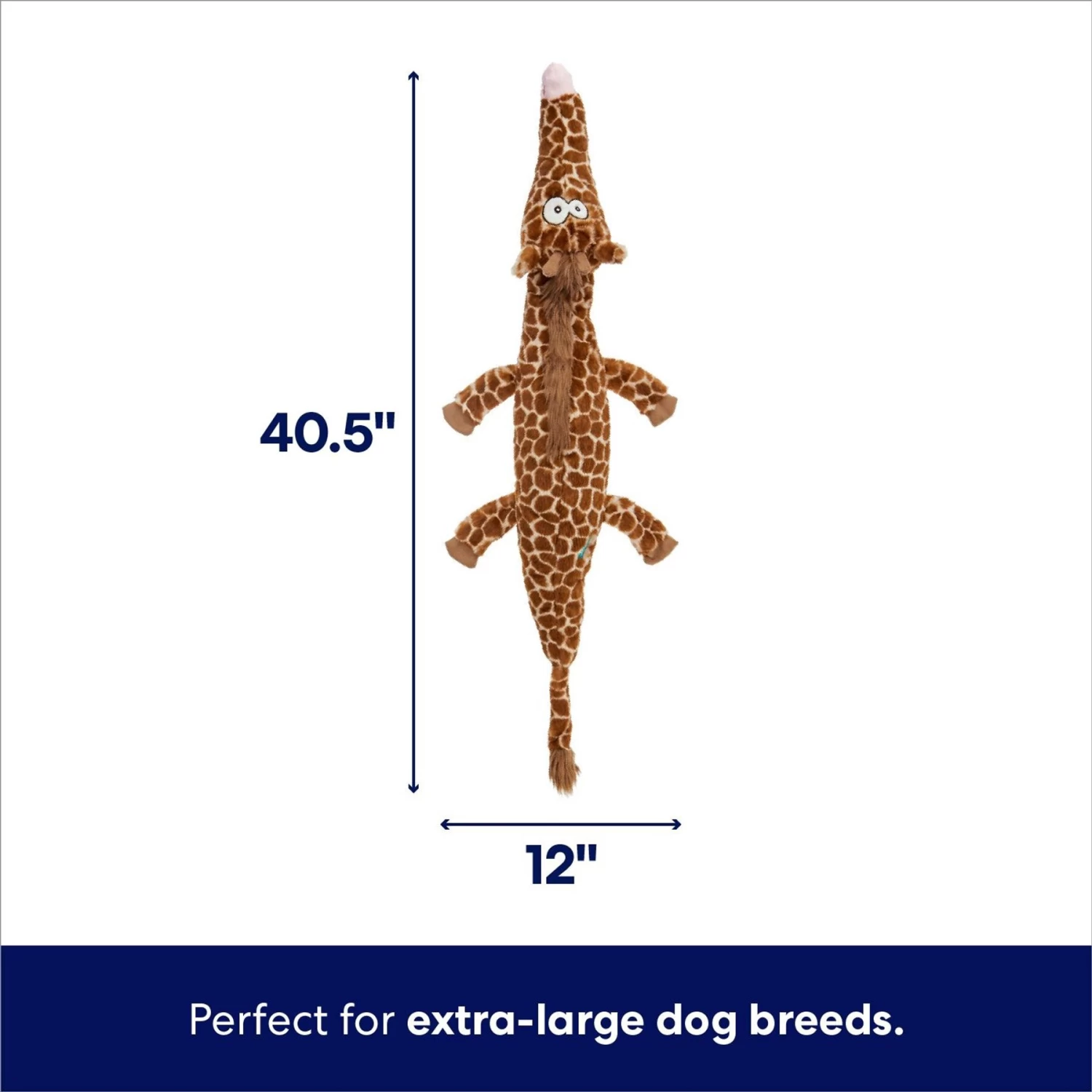 Frisco Giraffe Wagazoo Plush Squeaky Dog Toy 2 Frisco Giraffe Wagazoo Plush Squeaky Dog Toy - Image 2