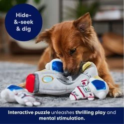 Frisco Rocket Ship Hide & Seek Puzzle Plush Squeaky Dog Toy -Frisco 174753 PT4. AC SS1800 V1695670750