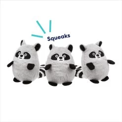 Frisco Trash Can & Raccoons Hide & Seek Puzzle Plush Squeaky Dog Toy Refills -Frisco 174766 PT2. AC SS1800 V1691783908