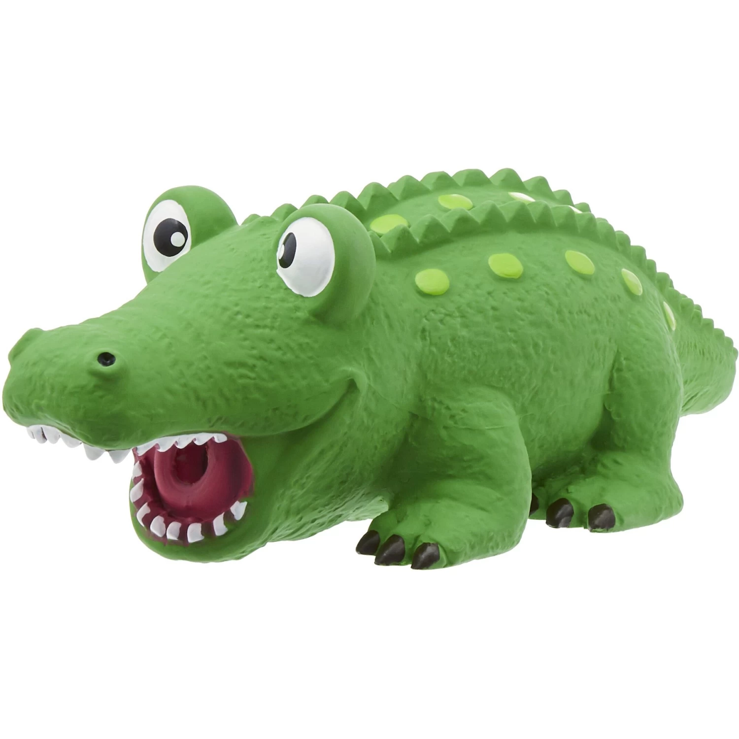 Frisco Alligator Latex Squeaky Dog Toy 1 Frisco Alligator Latex Squeaky Dog Toy