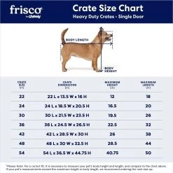 Frisco Heavy Duty Single Door Wire Dog Crate 9 Frisco Heavy Duty Single Door Wire Dog Crate -Frisco 210677 PT2. AC SS1800 V1667859376