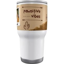 Frisco Double Walled "Pawsitive Vibes" Personalized Tumbler -Frisco 219776 PT3. AC SS1800 V1594392357