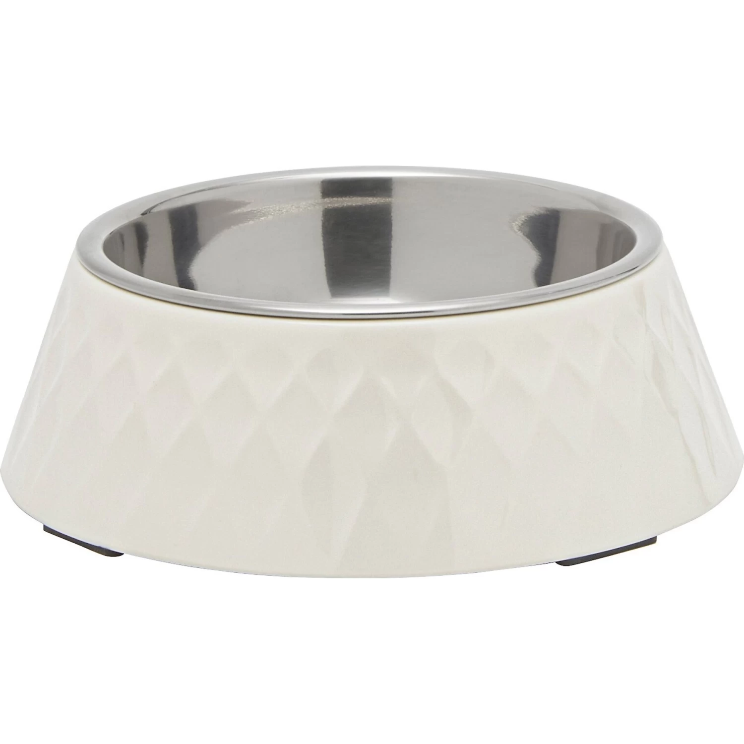 Frisco Hammered Melamine Stainless Steel Dog Bowl 1 Frisco Hammered Melamine Stainless Steel Dog Bowl