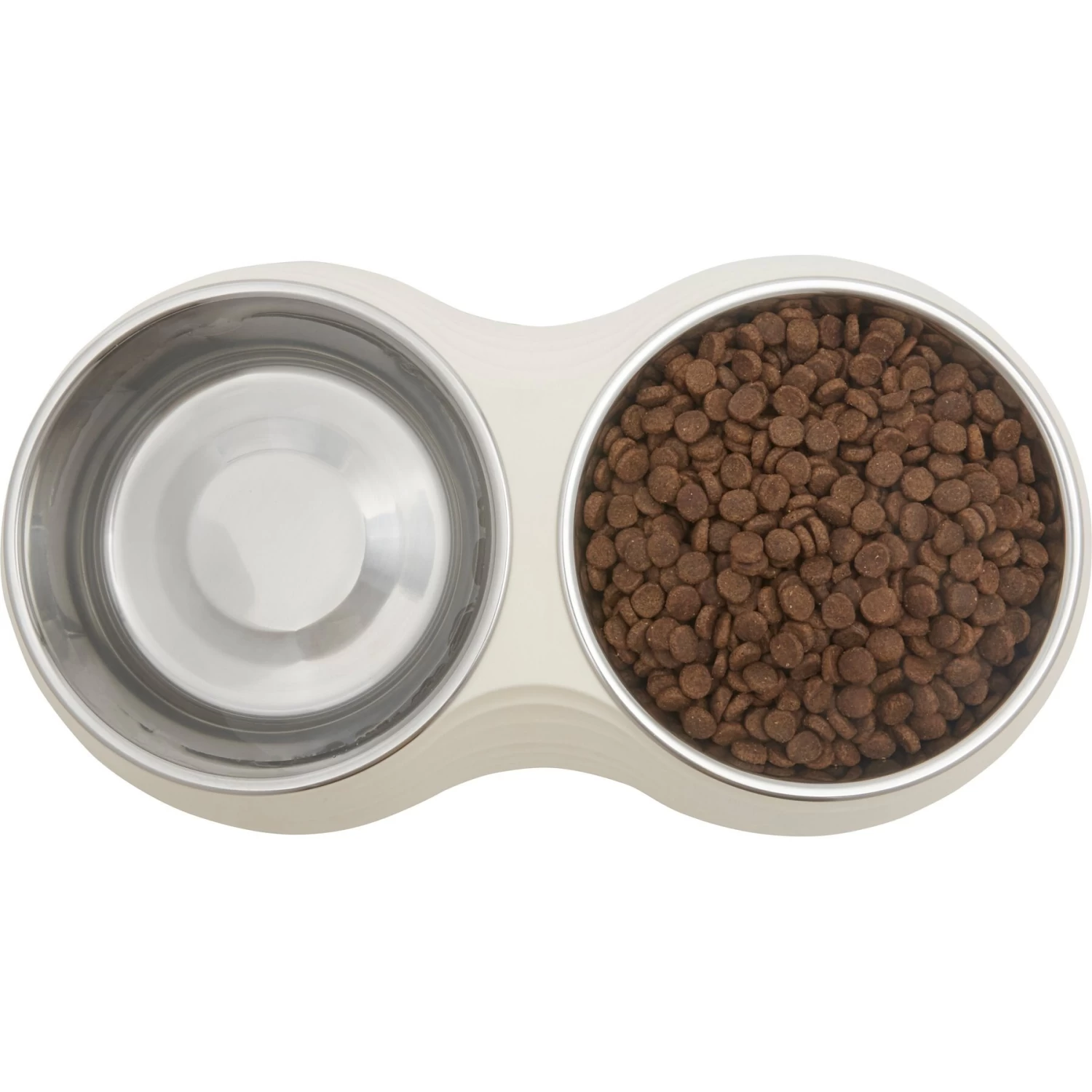 Frisco Stainless Steel Double Dog Bowls With Melamine Stand 3 Frisco Stainless Steel Double Dog Bowls With Melamine Stand - Image 3