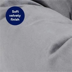 Frisco Velvet Round Bolster Dog Bed W/Removable Cover -Frisco 232178 PT4. AC SS1800 V1671203005