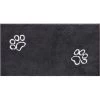Frisco Microfiber Chenille Paw Print Doormat Runner