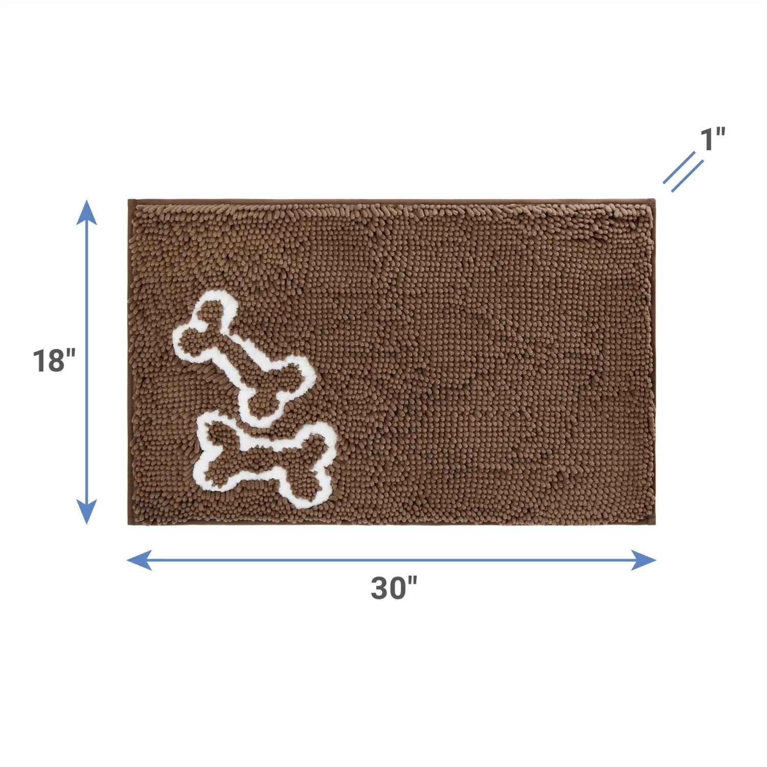 Frisco Microfiber Chenille Bones Mat 2 Frisco Microfiber Chenille Bones Mat - Image 2