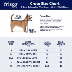 Frisco Heavy Duty All-in-1 Multi-Stage 3 Door Collapsible Wire Dog Crate 10 Frisco Heavy Duty All-in-1 Multi-Stage 3 Door Collapsible Wire Dog Crate -Frisco 247915 PT2. AC SS1800 V1611265566