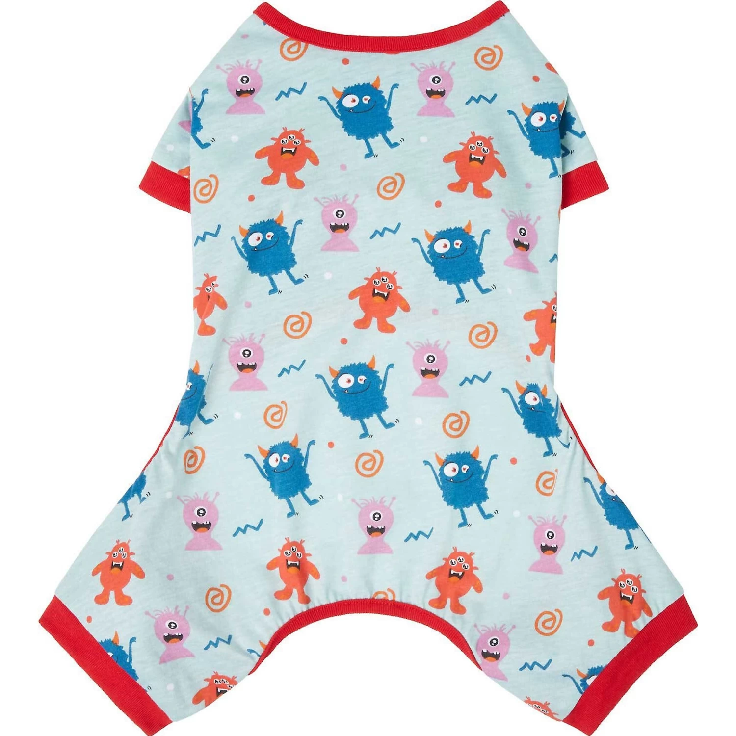Frisco Little Monsters Dog & Cat Jersey PJs 1 Frisco Little Monsters Dog & Cat Jersey PJs