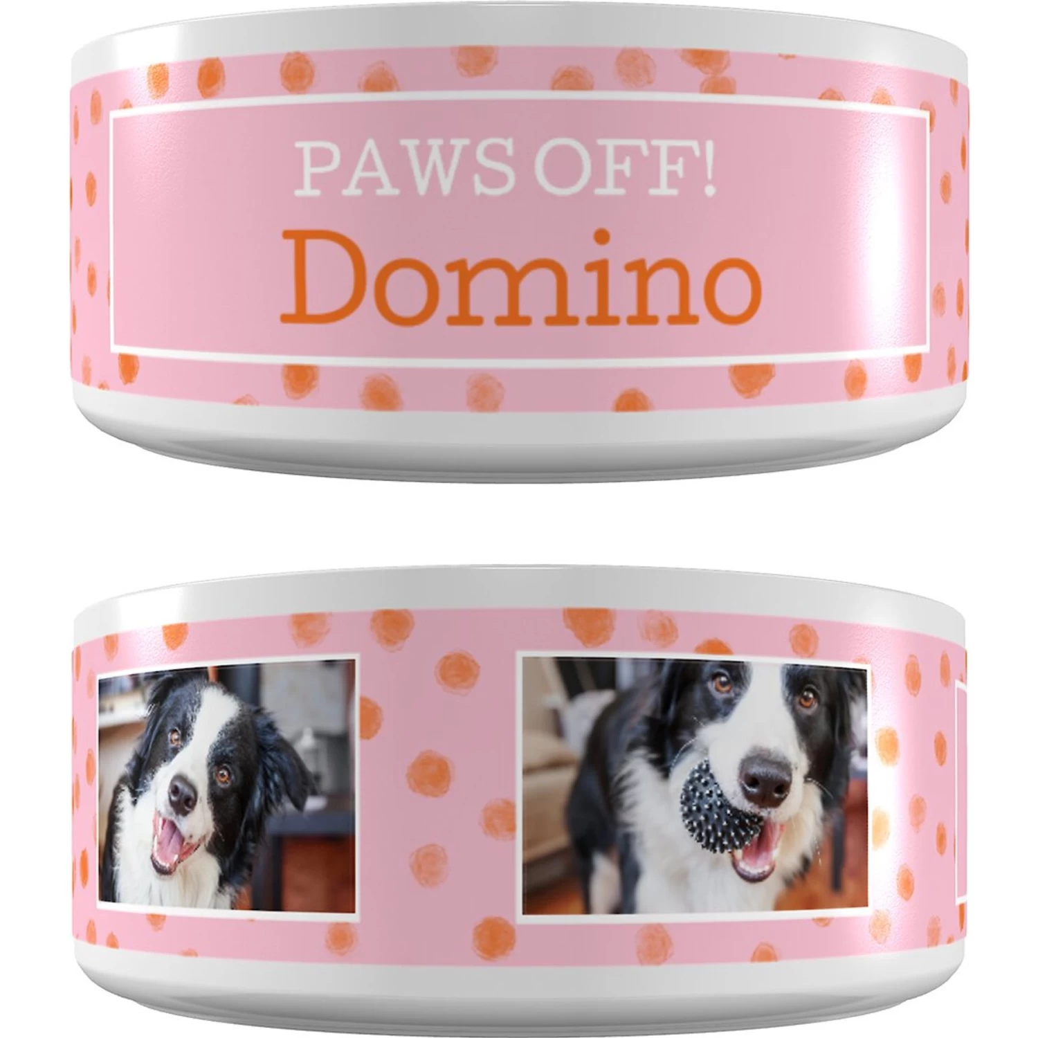 Frisco "Paws Off" Ceramic Personalized Dog Bowl 1 Frisco "Paws Off" Ceramic Personalized Dog Bowl