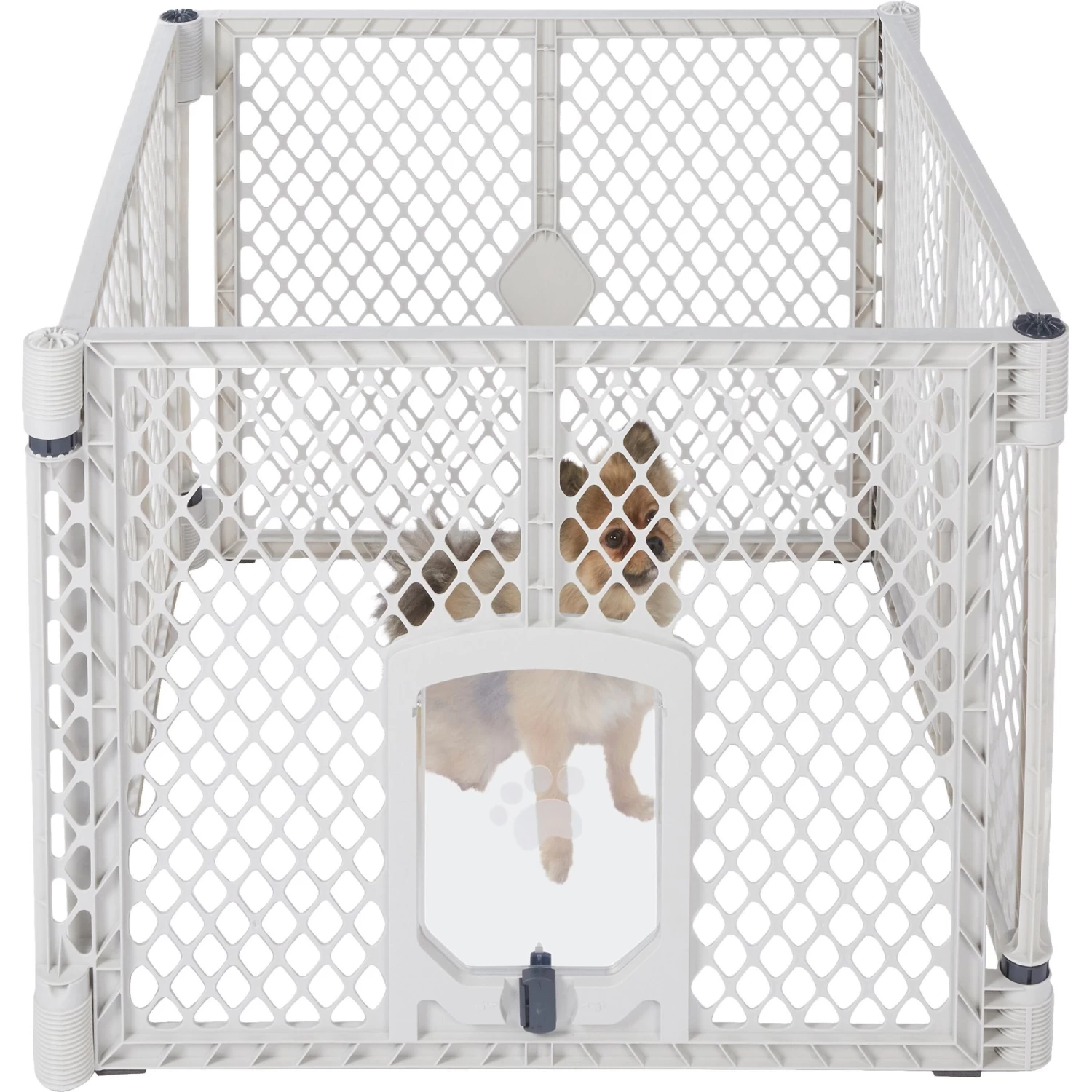Frisco 4-Panel Plastic Exercise Dog Playpen 3 Frisco 4-Panel Plastic Exercise Dog Playpen - Image 3