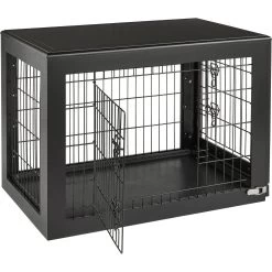 Frisco Double Door Furniture Style Dog Crate, Black 9 Frisco Double Door Furniture Style Dog Crate, Black -Frisco 253026 PT5. AC SS1800 V1617644239