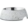 Frisco Quartz Design Stainless Steel Dog & Cat Bowl