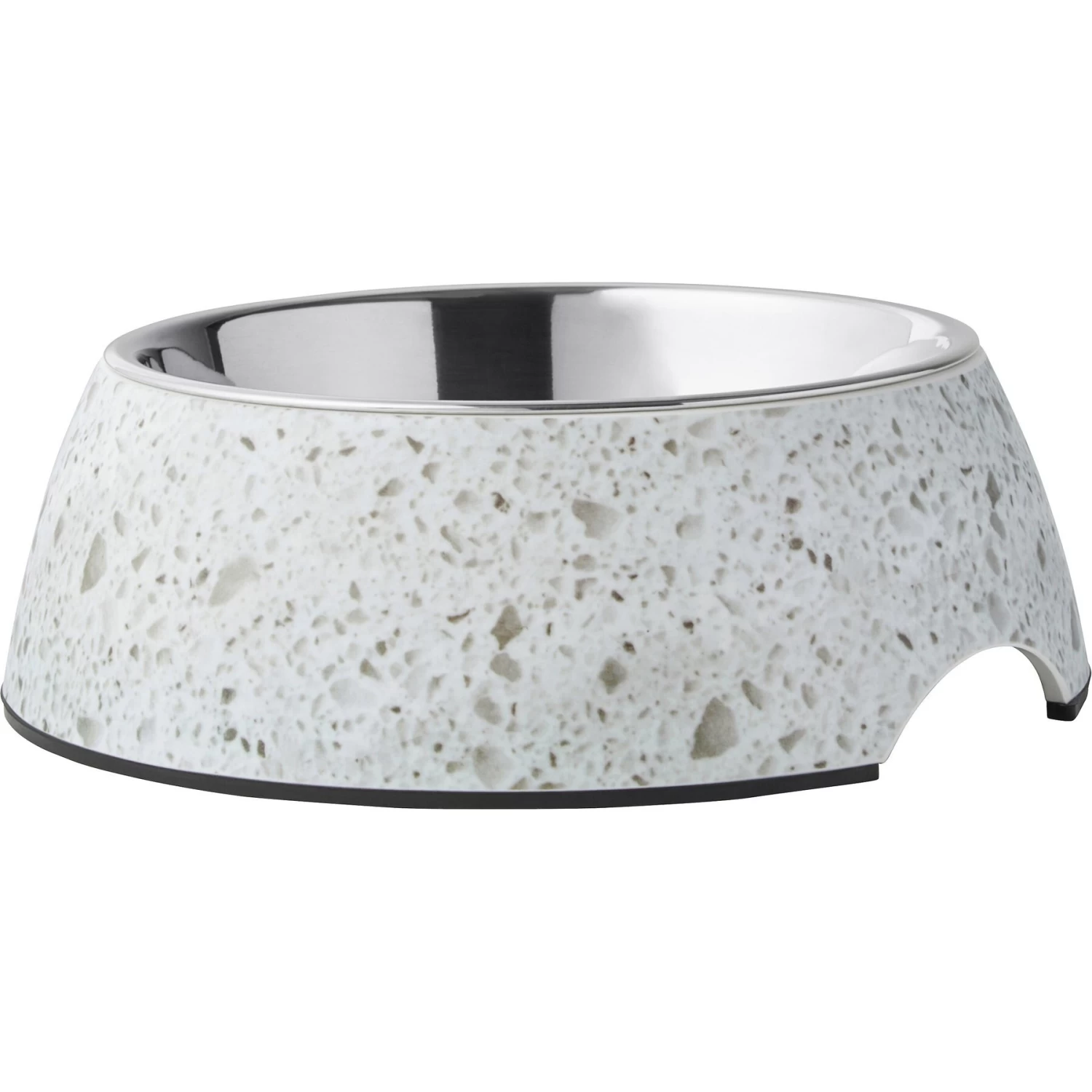 Frisco Quartz Design Stainless Steel Dog & Cat Bowl 1 Frisco Quartz Design Stainless Steel Dog & Cat Bowl