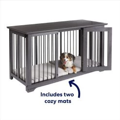 Frisco "Broadway" Dog Crate Credenza & Mat Kit -Frisco 255324 PT3. AC SS1800 V1667228425