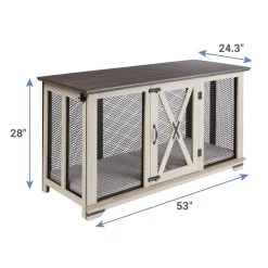 Frisco "Denver" Dog Crate Credenza & Mat Kit -Frisco 255326 PT2. AC SS1800 V1682698710