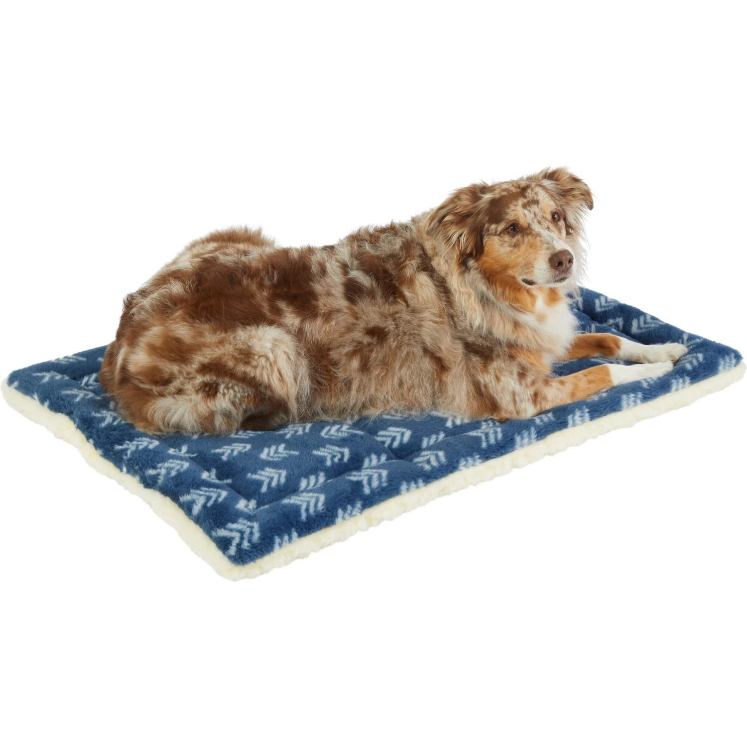 Frisco Plush Tri-fold Arrow Print Dog Crate Mat 3 Frisco Plush Tri-fold Arrow Print Dog Crate Mat - Image 3