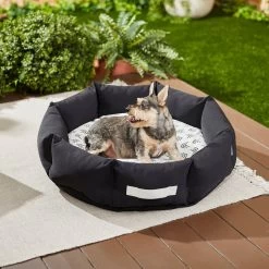 Frisco 36 Frisco Indoor/Outdoor Deep Dish Cuddler Bolster Cat & Dog Bed