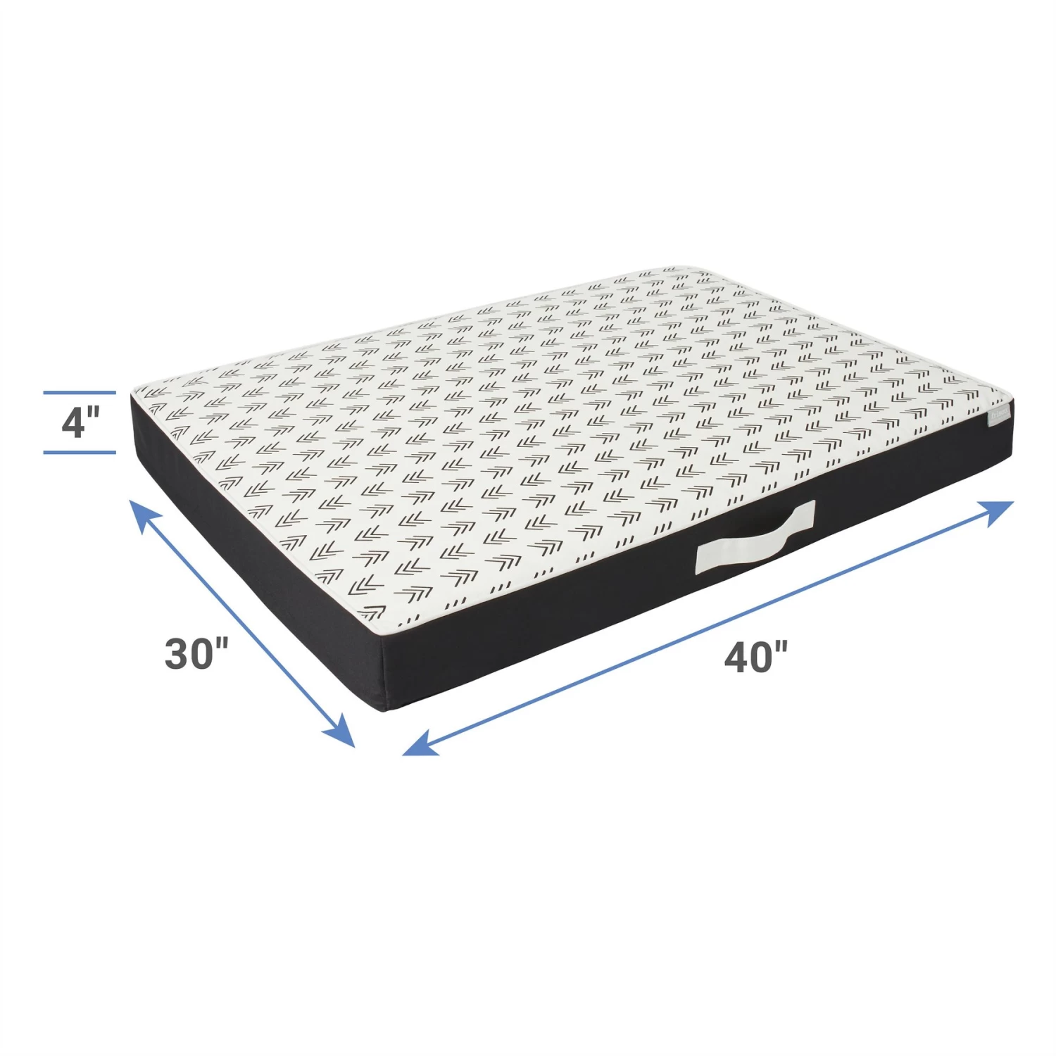 Frisco Indoor/Outdoor Arrow Print Pillow Dog Bed W/Removable Cover 2 Frisco Indoor/Outdoor Arrow Print Pillow Dog Bed W/Removable Cover - Image 2