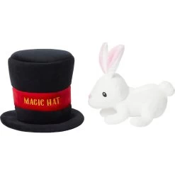 Frisco Magic Rabbit In A Hat 2-in-1 Plush Squeaky Dog Toy -Frisco 265616 PT2. AC SS1800 V1623117772