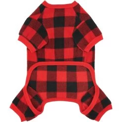 Frisco Dog & Cat Cozy Polar Fleece PJs, Red Plaid 9 Frisco Dog & Cat Cozy Polar Fleece PJs, Red Plaid -Frisco 268510 PT4. AC SS1800 V1637650986