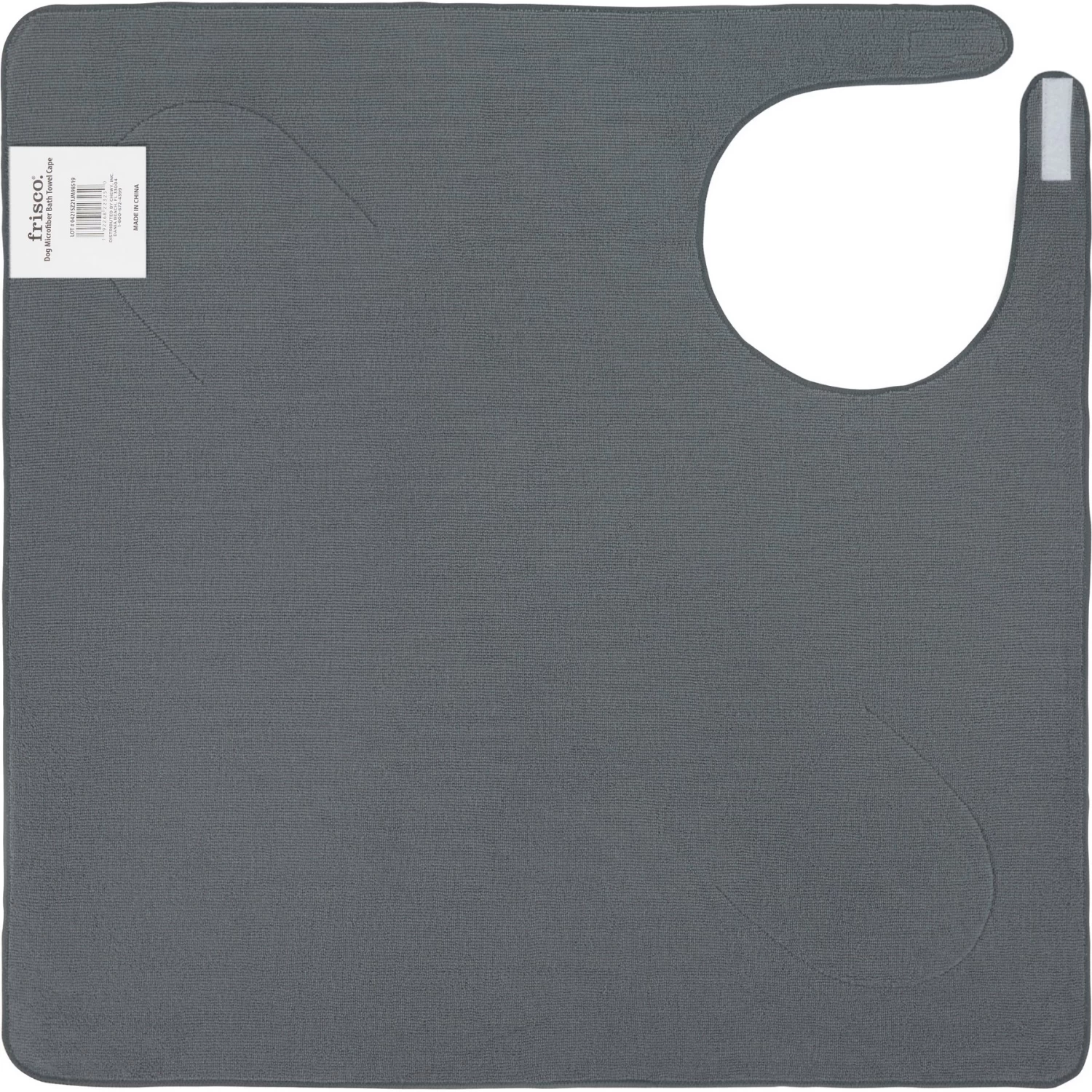 Frisco Embroidered Pawprint Microfiber Dog Bath Cape Towel 3 Frisco Embroidered Pawprint Microfiber Dog Bath Cape Towel - Image 3