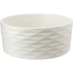 Frisco Geometric Non-skid Ceramic Dog Bowl