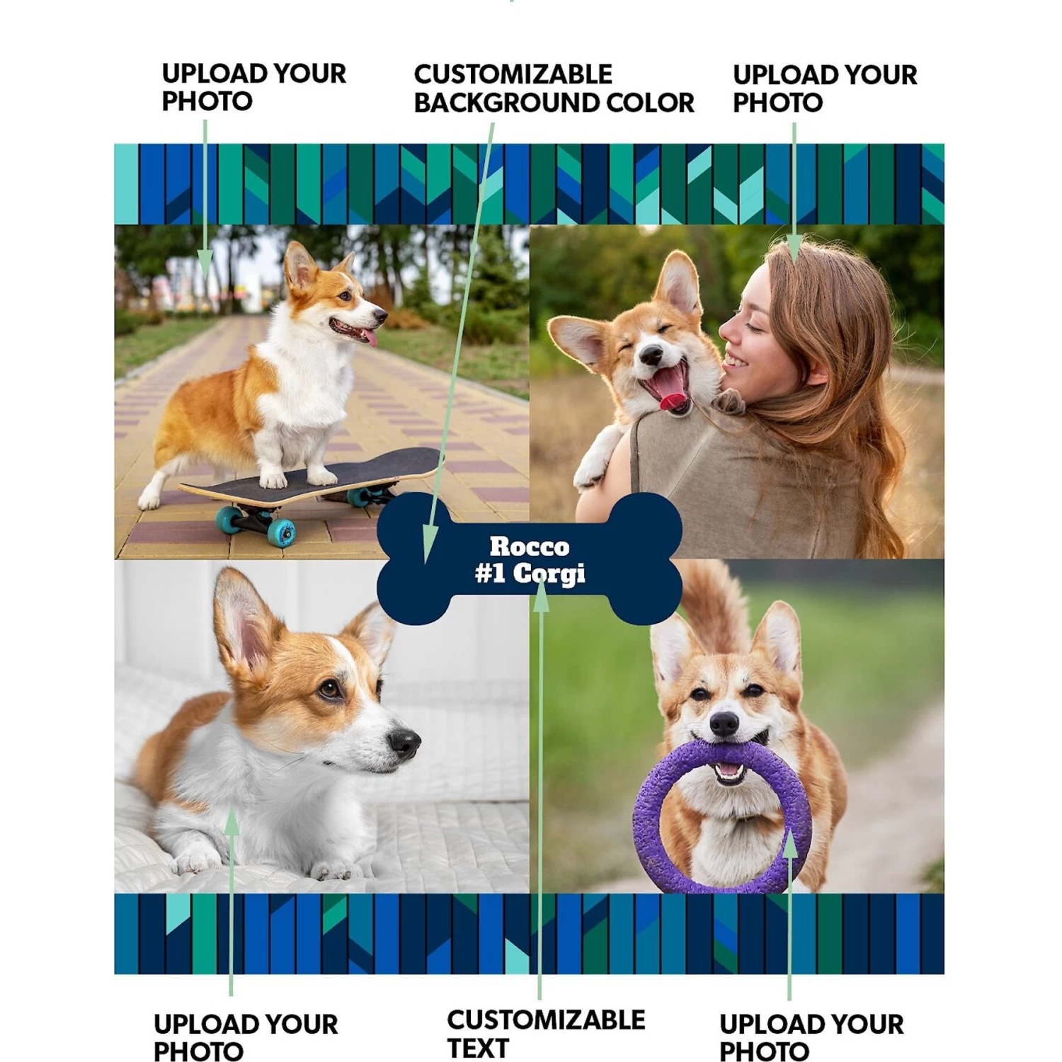 Frisco "Contemporary #2" Ceramic Photo Tile With Stand 2 Frisco "Contemporary #2" Ceramic Photo Tile With Stand - Image 2